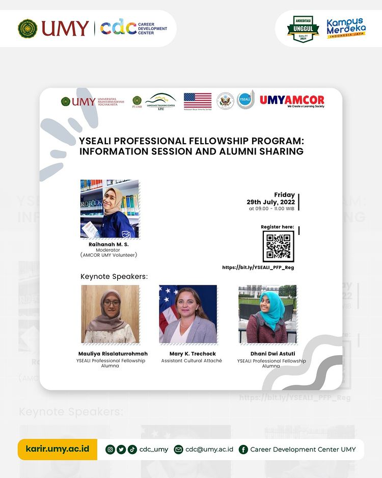 [YSEALI Professional Fellowship Program Information Session and Alumni Sharing]